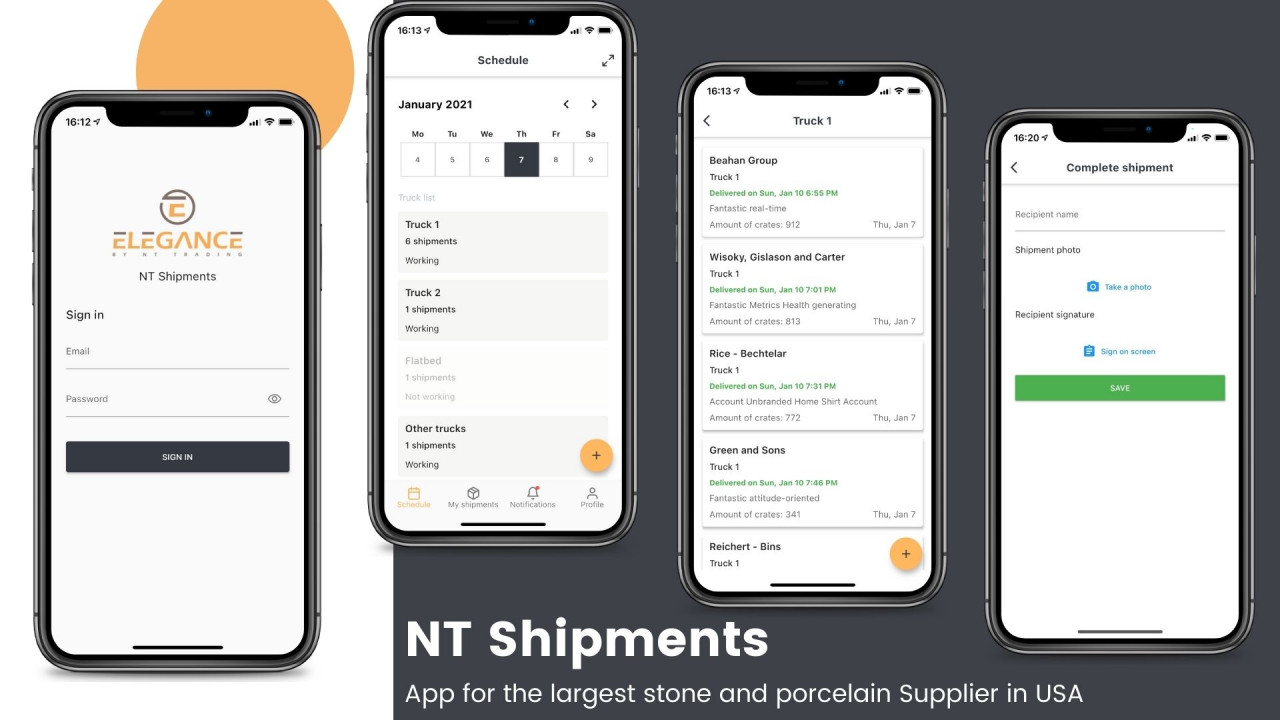 NT Shipments App